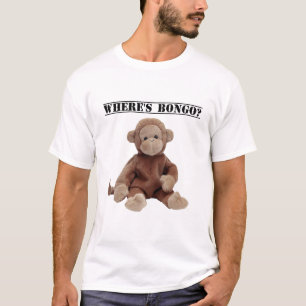 Là où est le bongo le T-shirt de singe