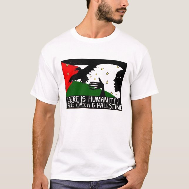 Là où est le T-shirt Artsy d'humanité (Devant)