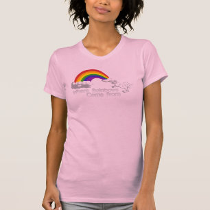 Là où les arcs-en-ciel viennent des T-shirts