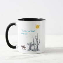 Là Où Mon Coeur Me Mène À La Mug