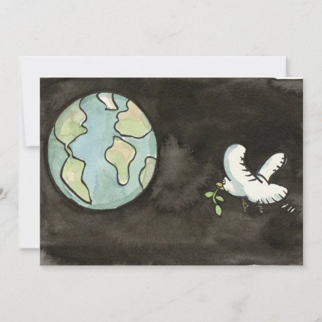 La paix sur Terre Invitation (Devant)