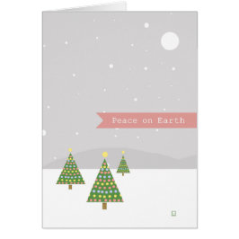La Paix Sur Terre Les Arbres De Noël Tombent De La