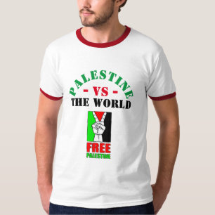 La Palestine Contre Le Monde. T-shirt Palestine li