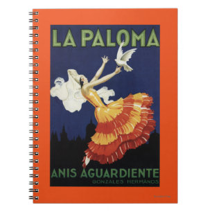 La Paloma - Anis Aguardiente fördernd Notizblock