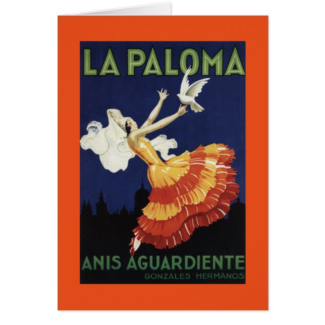 La Paloma - Anis Aguardiente Promotionnels (Devant)