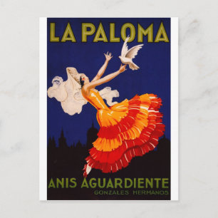 La Paloma Vintage Alkoholwerbung Postkarte