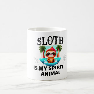 La Paresseux Est Mon Animal Spirituel - Tasse à Ca