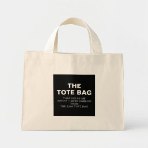 La parodie de retraite Sac fourre-tout Noir