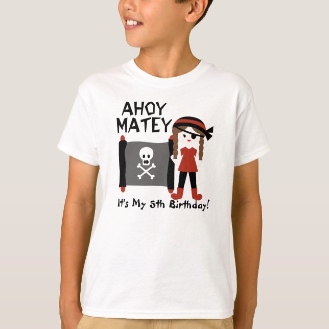 La partie de fille de brune aiment un T-shirt de (Devant)