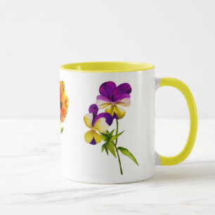"La partie de pensée" sur une tasse combinée (i)