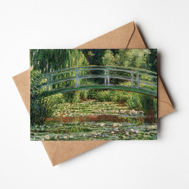La passerelle japonaise | Carte Claude Monet (Créateur téléchargé)