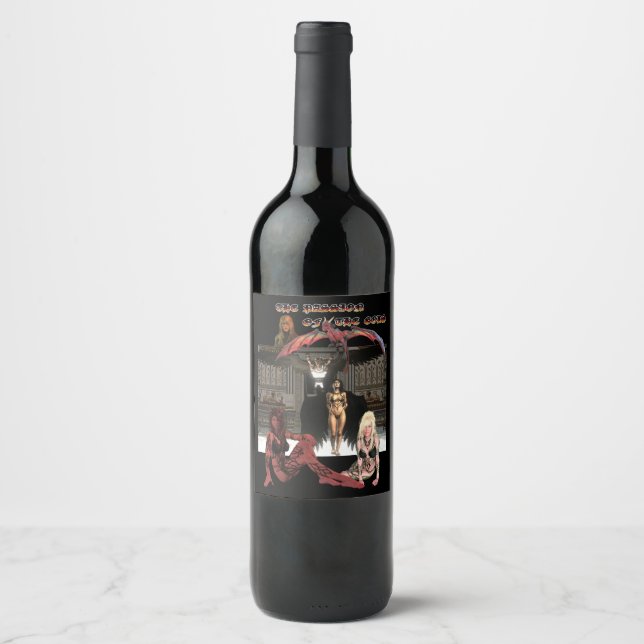 La Passion Des Dieux Vins Étiquettes (Devant)