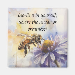 La pastille d'abeilles dans votre aimant