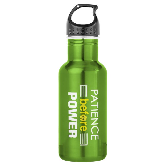 La "patience bouteille d'eau de Pickleball avant (Devant)