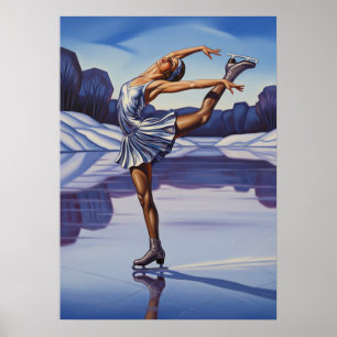 LA PATINEUSE (Le Patineur) - Art Déco Original