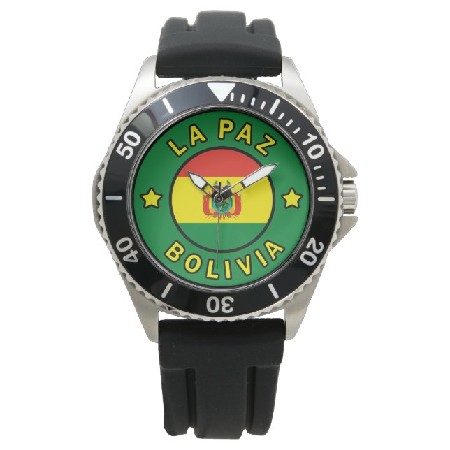 La Paz Bolivia Armbanduhr (Vorderseite)