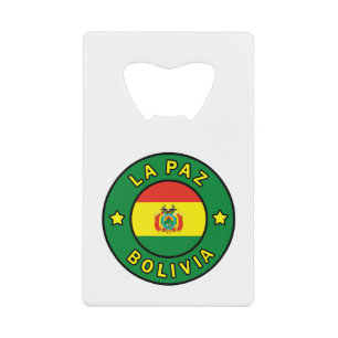 La Paz Bolivien Geldbeutel Flaschenöffner