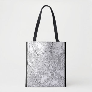 La Paz Bolivien Karte Tasche