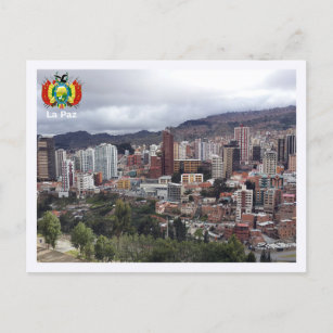 La Paz - Bolivien Postkarte
