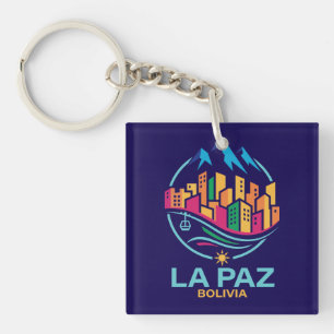 La Paz Bolivien Südamerika Schlüsselanhänger