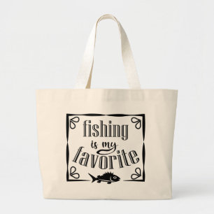 La pêche est mon sac fourre-tout de devis préféré