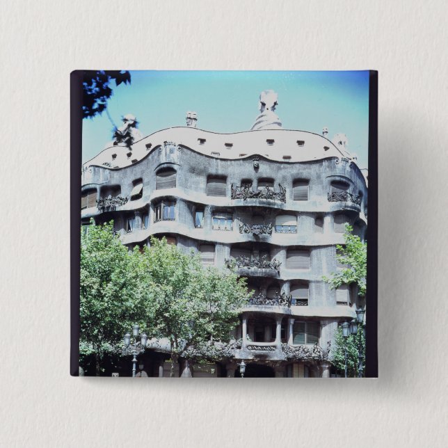 La Pedrera oder Casa Mila, 1905-10 Button (Vorderseite)