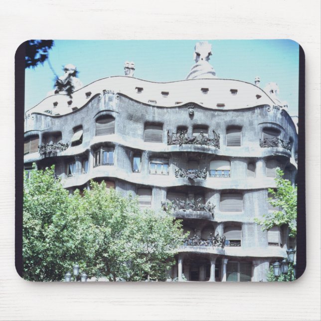 La Pedrera oder Casa Mila, 1905-10 Mousepad (Vorne)
