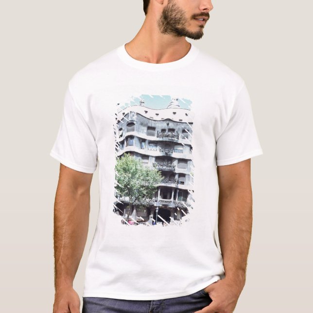 La Pedrera oder Casa Mila, 1905-10 T-Shirt (Vorderseite)