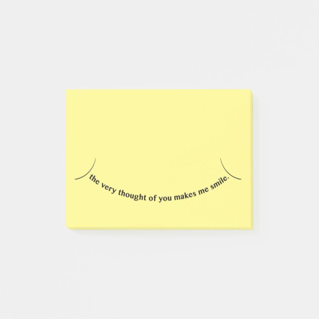 La pensée de vous post-it (Devant)