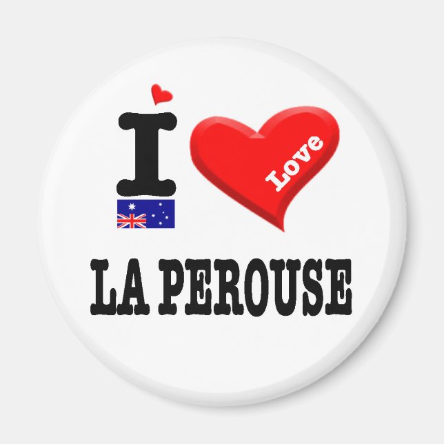 LA PEROUSE - I Liebe Magnet (Vorne)
