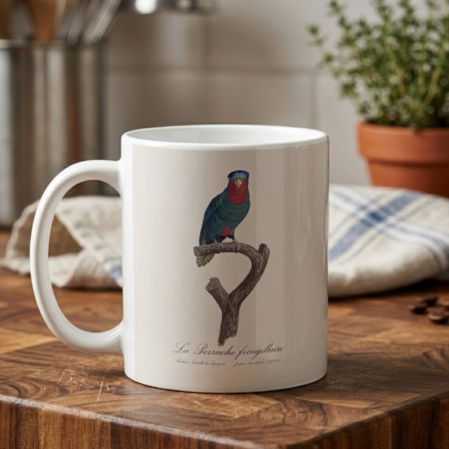 La Perruche fringillaire Kaffeetasse (Blue-Crowned Lorikeet, Vini Australis. Coffee Mug)