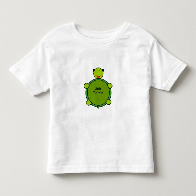 La petite tortue badine le T-shirt (Devant)