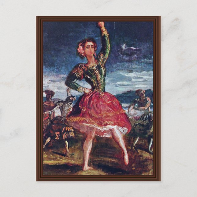 La Petra Camara by Chassériau Théodore Postkarte (Vorderseite)