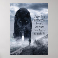 La Peur Est Une Bête Puissante, Panthère - Poster