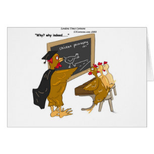 La Philosophie Amusante du Poussin Qui Traverse la