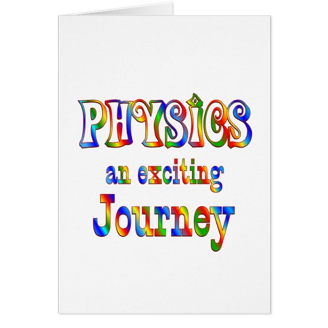 La PHYSIQUE est passionnante (Devant)