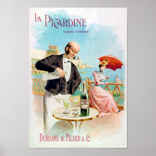 La Picardine Wermut Supérieure schöne Kunst Poster