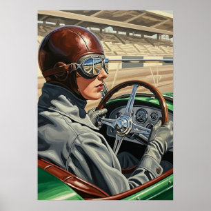 LA PILOTE DE COURSE (Der Racing Driver) - Original Poster