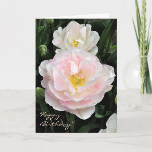 La pivoine a fleuri la carte d'anniversaire de