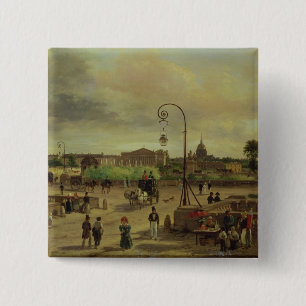 La Place de la Concorde im Jahre 1829 Button