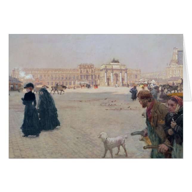 La Place du Carrousel, Paris (Vorderseite (Horizontal))