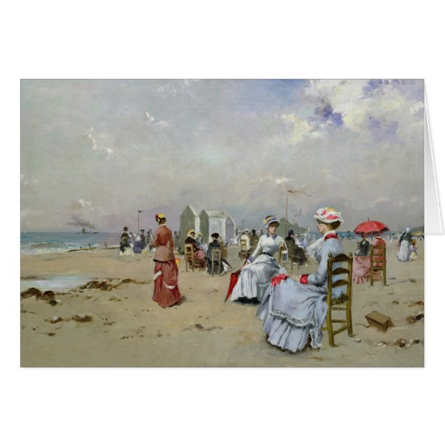 La Plage de Trouville (Vorderseite (Horizontal))