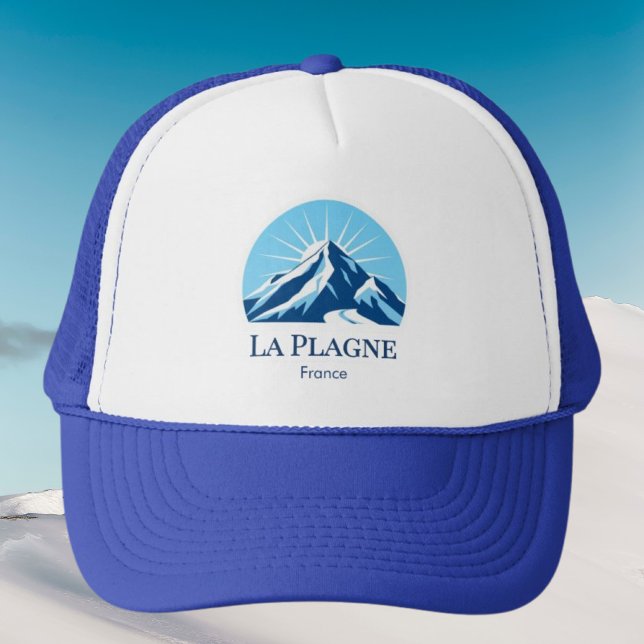 La Plagne France ski resort outfit cap Truckerkappe (Von Creator hochgeladen)
