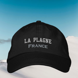 La Plagne France ski winter vacation outfit Bestickte Baseballkappe