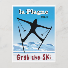 La Plagne, Frankreich Postkarte