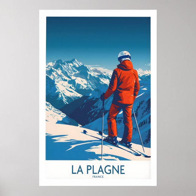 La Plagne Print 1 Poster (Vorne)