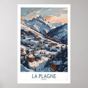 La Plagne Wandkunst 1 Poster