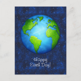 La planète Terre sur carte postale spatiale