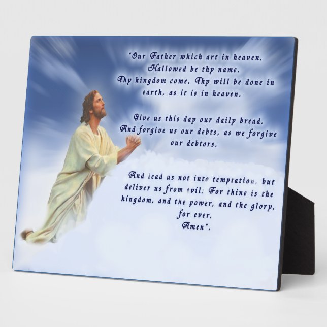 La Plaque de prière du Seigneur (Côté)
