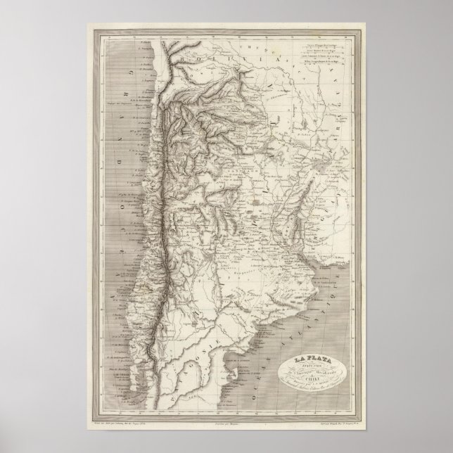 La Plata and Chile Poster (Vorne)